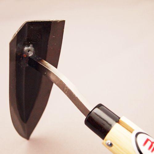 Мотыга Matsuo из пакетной стали No.9 (самозатачивающаяся)