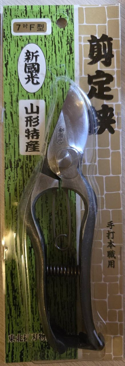 Секатор кованный Shin Kunimitsu 180 mm, с амортизацией, тип F